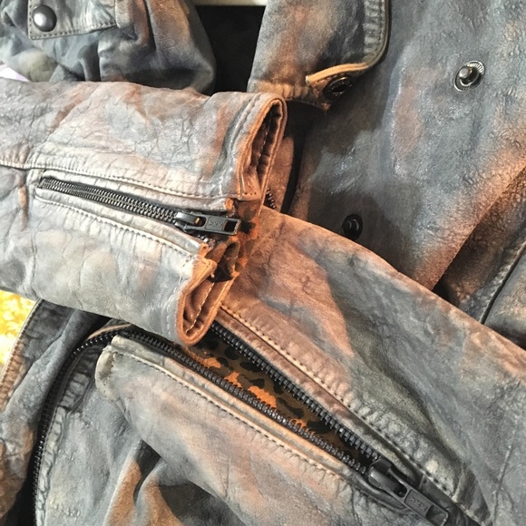 BLUE Over You Moto Jacket NWOT Cute! - Picture 9 of 9